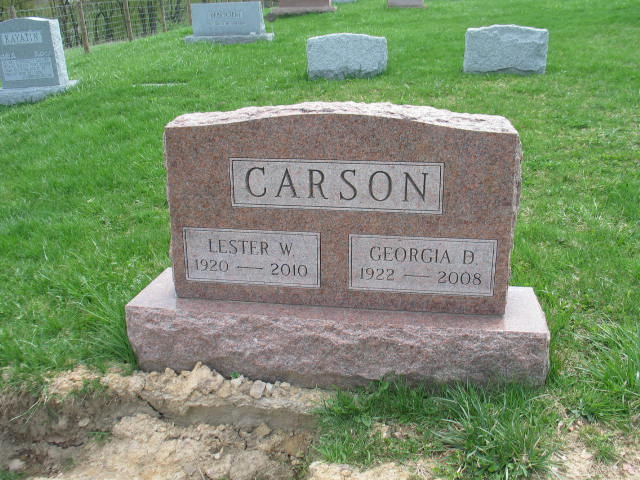 Lester W. and Georgia D. Carson